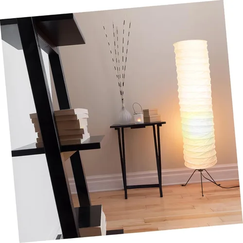 Miniatura 5 de Lámpara de mesa, pantalla de papel, accesorios de luz, pantalla de pie de papel de arroz, pantalla clásica moderna de papel, bombilla de piso