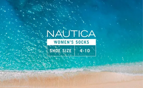 Miniatura 6 de Nautica Calcetines para mujer Forros de puños invisibles (paquete de 12)