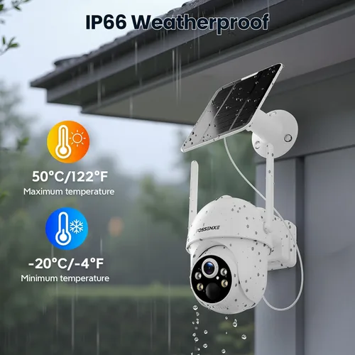 Miniatura 7 de Cámaras 2K para Seguridad del Hogar - Cámaras de Seguridad Solares Inalámbricas para Exteriores con Vista Pan/Inclinación de 360°, Cámara