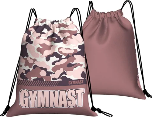 Miniatura 65 de Mochila con cordón impermeable para gimnasio, bolsas con cordón, bolsa de cuerda deportiva, mochila de camuflaje, Bolsas con cordón Cheer - Bolsas