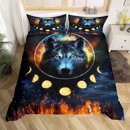 Miniatura 14 de Juego de ropa de cama con diseño de dibujos animados para niñas, niños, mascotas, gatos, funda de edredón con luz de neón, funda de edredón colorida