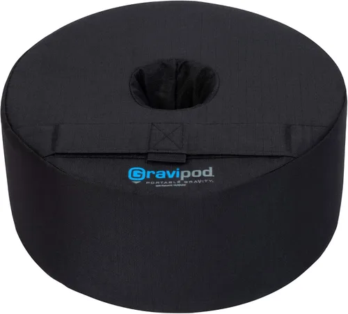 Gravipod Umbrella Base Weight | Outdoor Sand-Fillable Stabilizer for Cantilever, Offset, and Patio Umbrellas | Heavy-Duty Weather-Resistant Fabric