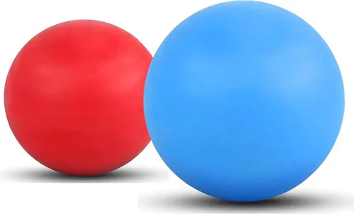 Miniatura 12 de Pelota de lacrosse para masaje WOVTE para músculos doloridos, hombros, cuello, espalda, pies, cuerpo, tejido profundo, punto de activación, nudos