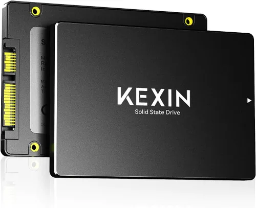 KEXIN 64GB SATA III SSD interno 2.5" Unidad interna de estado sólido 64G hasta 280MB/s SATA 3.0 Unidad interna 3D NAND Flash SSD interno para