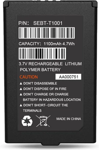 SAMCOM Batería de repuesto GMRS Radios bidireccionales, compatible con Walkie Talkies T2 de mano 1100mAh GMRS para adultos de largo alcance, 1