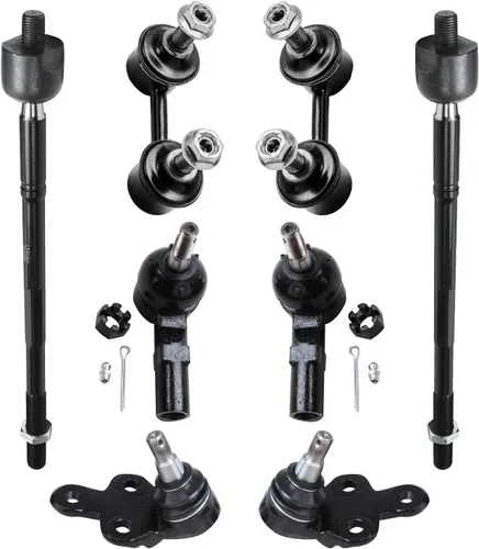 Miniatura 284 de Detroit Axle – Kit de suspensión delantera para Hyundai 2013-2018 Santa Fe 2 enlaces de barra de estabilizador 4 varillas de amarre interiores