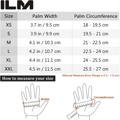 Miniatura 6 de ILM Guantes de motocicleta para adultos, motocross, ATV MTB, guantes de bicicleta de montaña, guantes de pantalla táctil de dedo completo