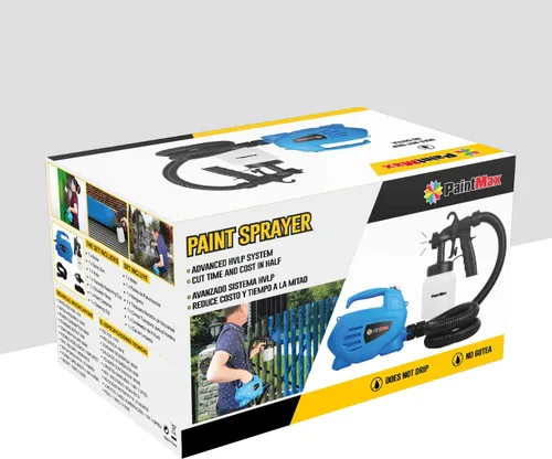 Miniatura 9 de Pistola pulverizadora de pintura eléctrica portátil de 650 W con 3 patrones de pulverización diferentes y contenedor desmontable de 27.1 fl oz