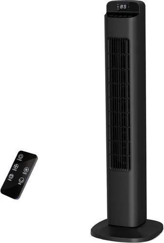 Miniatura 8 de Antarctic Star Ventilador de torre oscilante de 85°, refrigeración silenciosa, temporizador de 15 horas, control remoto, potente de pie, 3
