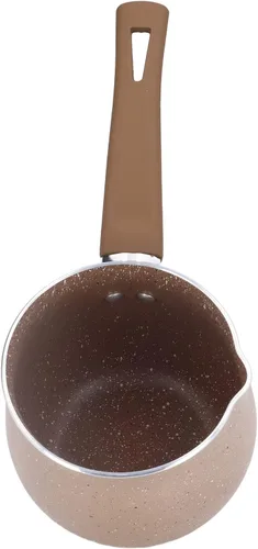 Miniatura 6 de Sartén pequeña con tapa, olla antiadherente de 1.5 cuartos de galón, calentador de mantequilla de un solo mango y olla de café, compatible