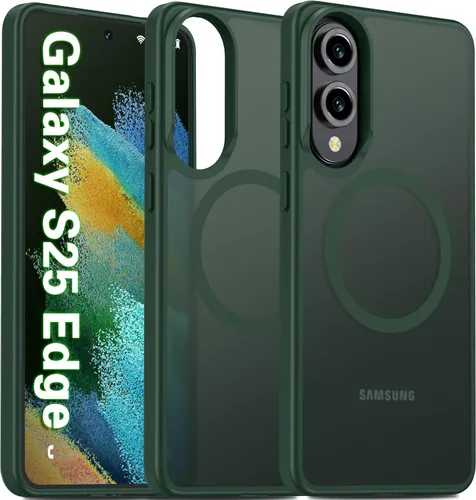 Miniatura 48 de Oterkin Funda magnética para Samsung Galaxy S24 Ultra mate, funda para teléfono S24 Ultra compatible con MagSafe, esmerilada, translúcida, a prueba
