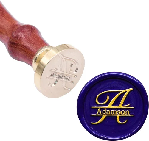 Miniatura 12 de SWANGSA Kit de sellos de cera personalizados de 4 piezas, sello de cera de sellado personalizado con imagen/logotipo personalizado