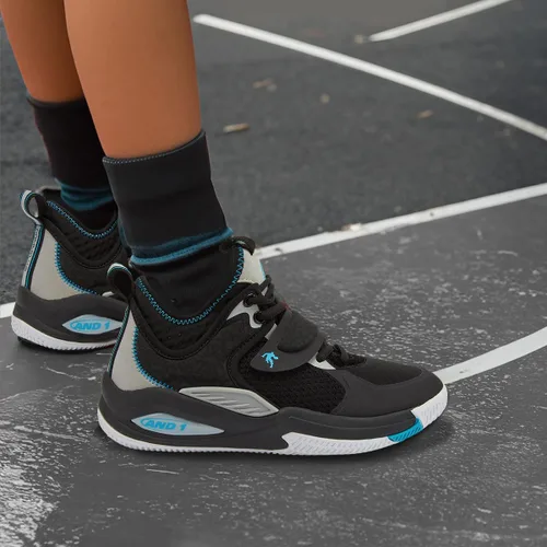 Miniatura 2 de AND1 Gamma 4.0 SS - Tenis de baloncesto para niños, tenis de caña baja para niños, niños pequeños de 11 a 7 años