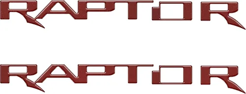 Miniatura 5 de Insertos de emblema para capó - Compatible con Ford F-150/Bronco Raptor 2021-2026 * Color OE: plata icónica
