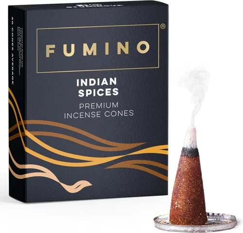 Miniatura 11 de Fumino® Conos de incienso fresco Autumn Breeze 20 por caja, fragancia Masala Agarbatti Joss para relajación y meditación, decoración del hogar