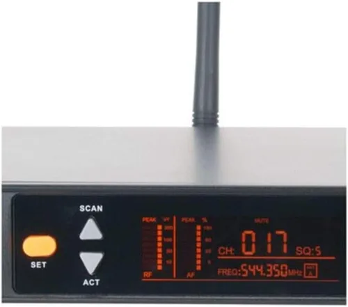 Miniatura 5 de ADJ Productos WM219 Sistema de micrófono de mano inalámbrico de 2 canales con conectividad XLR