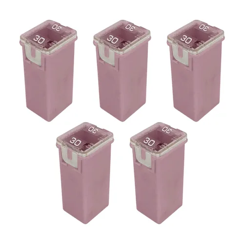 Miniatura 14 de Fusible alto estándar de 25 amperios J-Case de 1.063 in para camionetas, automóviles y SUV (25A, paquete de 5)