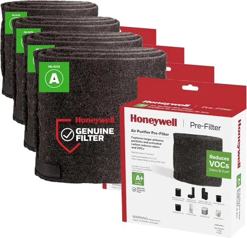 Miniatura 3 de Honeywell Premium purificador de aire reduce el olor, Repuesto Pre-filtro, HRF-APP1 / Filtro (A+), Negro