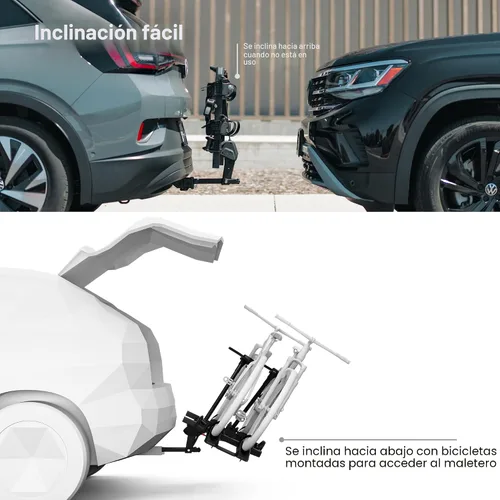 Miniatura 7 de Thule Outpace 2 Portabicicletas - Soporte de bicicleta compacto y ligero - Diseño plegable - Se adapta a la mayoría de estilos de bicicletas