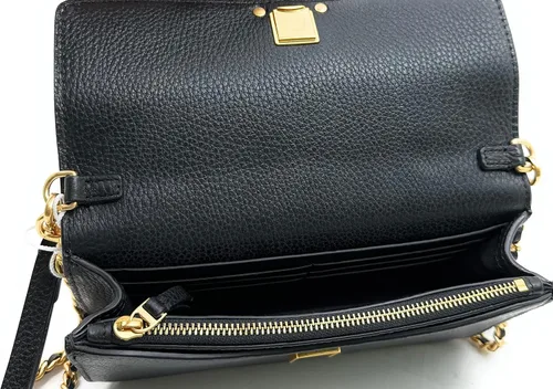 Miniatura 7 de Tory Burch Cartera Britten Pebble Chain para mujer con correa de muñeca