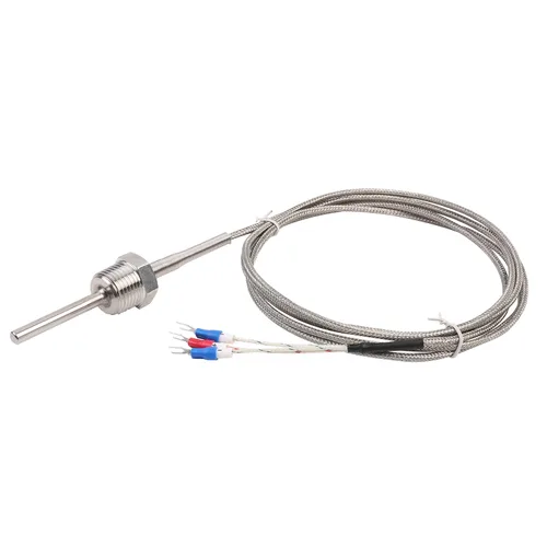 Miniatura 8 de Termopar tipo K impermeable - Sonda de sensor de temperatura a tierra Jaybva para controlador de temperatura PID de dos alambres de acero inoxidable