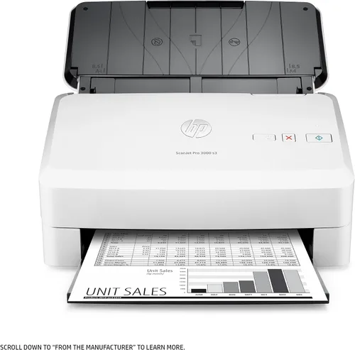 Miniatura 4 de HP ScanJet Pro 3000 s3 Escáner OCR de alimentación de hojas