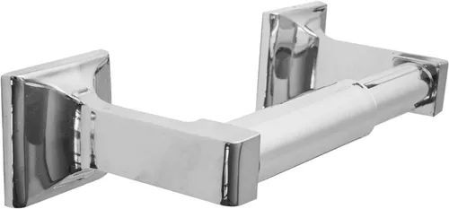 Miniatura 6 de Soporte de papel higiénico negro de SENTO para montaje en pared, soporte de papel higiénico de doble poste, fácil instalación, metal resistente