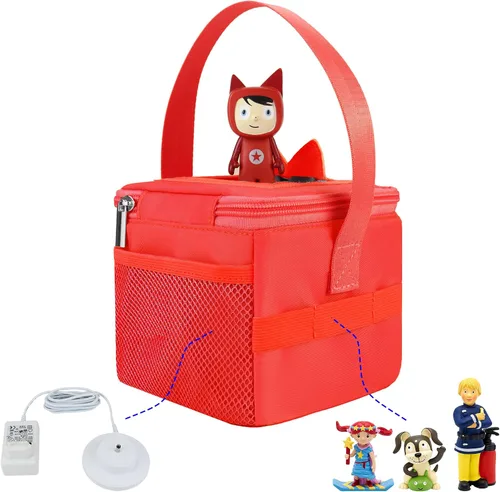 Miniatura 3 de Bolsa de transporte para figuras de Toniebox y Tonies, con funda para orejas Tonies, estuche de transporte para personajes Tonies, organizador