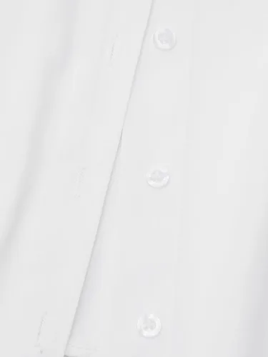 Miniatura 6 de Camisa de manga larga con botones para mujer, elegante blusa con cuello redondo y cintura ceñida, casual y para la oficina