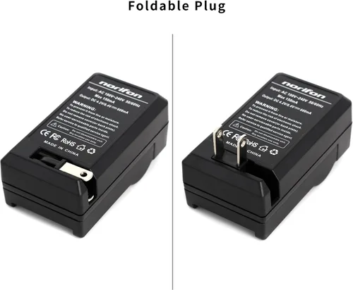 Miniatura 2 de Norifon Cargador de pared NB-6L para Canon PowerShot SX530 HS, SX610 HS, SX710 HS, SD1200 es, SD1300 es, S120 IXY 10S IXY 30S y más con enchufe