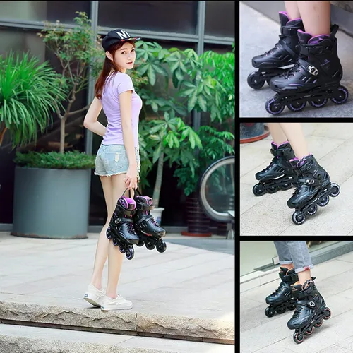 Miniatura 3 de Patines en línea para hombres y mujeres para adultos, rendimiento físico, patines en línea profesionales, unisex, para niños y jóvenes, ideales