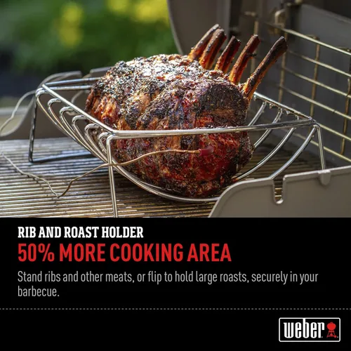 Miniatura 2 de Weber 6469 costilla original y soporte asado