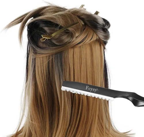 Miniatura 4 de Tijeras profesionales para el cabello, juego de tijeras para adelgazar Fcysy Barber Shears Kit de tijeras de corte de cabello, suministros