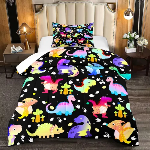 Miniatura 25 de Juego de edredón de 3 piezas con 2 fundas de almohada, tamaño Queen, diseño africano de DJ Girl de microfibra suave, regalo para mujeres y niñas