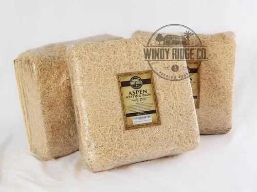 Miniatura 9 de Almohadillas naturales para anidar pollo, paquete de 10 unidades, Aspen Excelsior Bedding - Revestimientos para cajas nido de gallina - Fabricado