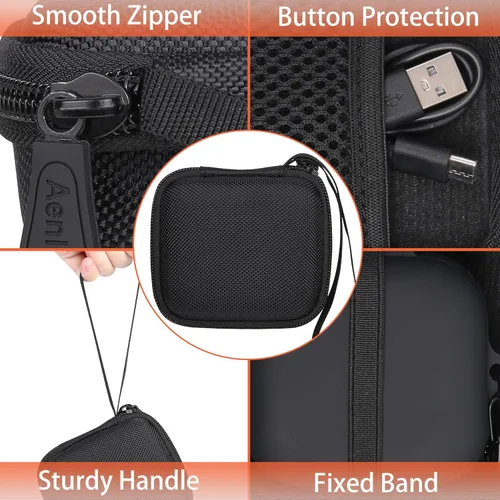 Miniatura 2 de Aenllosi Funda rígida para auriculares SHOKZ/AfterShokz OpenFit OpenFit con Bluetooth inalámbricos, con cubierta de silicona antiarañazos de cuerpo