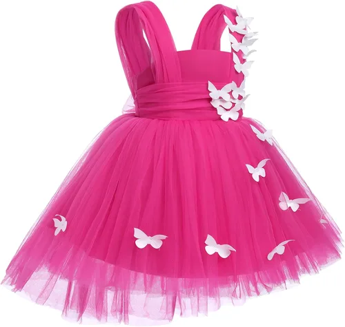 Vestido de tutú con lentejuelas y lazo alto y bajo, vestido de pétalos de encaje, princesa, concurso, boda, fiesta de cumpleaños, vestido formal
