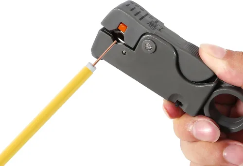 Miniatura 5 de Kit de herramientas de compresión coaxial de crimpadora de cables coaxiales con conectores F RG6 RG59