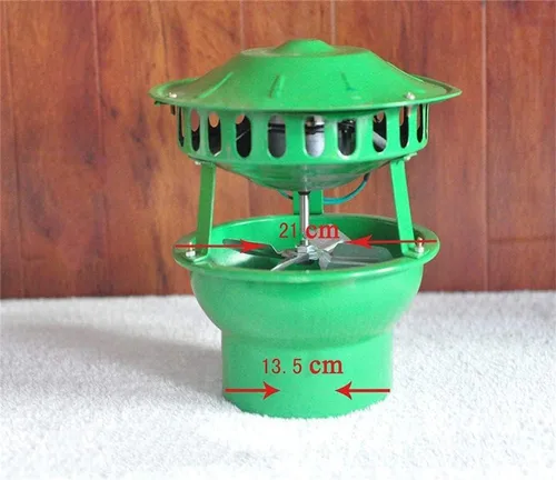 Miniatura 2 de Extractor profesional de conductos de chimenea de 80 W, ventilador de tiro inducido por ventilador de escape para el hogar, humo inducido por polvo