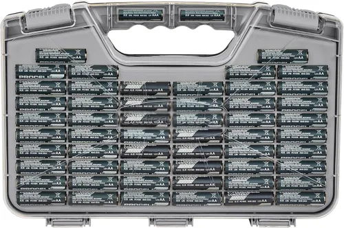 Miniatura 9 de Ontel Battery Daddy - Estuche de almacenamiento y organizador con probador, almacena y protege hasta 180 baterías, doble cara, diseño duradero