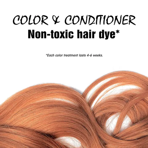 Miniatura 3 de Light Mountain Tinte y acondicionador para el cabello de henna, tinte para el cabello rojo claro para hombres y mujeres, polvo orgánico de hoja