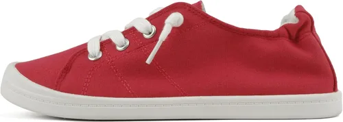 Soda - Zapatos planos de lona de lino sin cordones para mujer, estilo con cordones, tipo mocasines, Zig-S