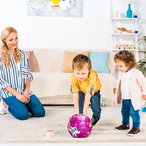 Miniatura 6 de ZOOJOY Pelota de fútbol tamaño 3 para niñas, pelota de fútbol rosa de unicornio para niños, regalo para niños pequeños con bomba, juguetes de juego