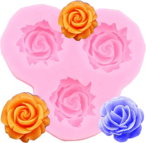 Miniatura 8 de ZiXiang Moldes de silicona de flores Plumeria Peony Rose Pansy Fondant para decoración de pasteles, decoración de cupcakes, gelatina, caramelo