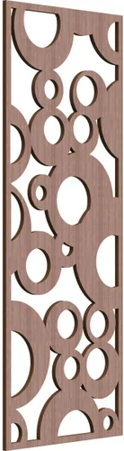 Miniatura 77 de Farwell Paneles de pared decorativos de madera con calado, 13 3/8 pulgadas de ancho x 34 3/8 pulgadas de alto x 1/4 de alto, roble rojo rojo