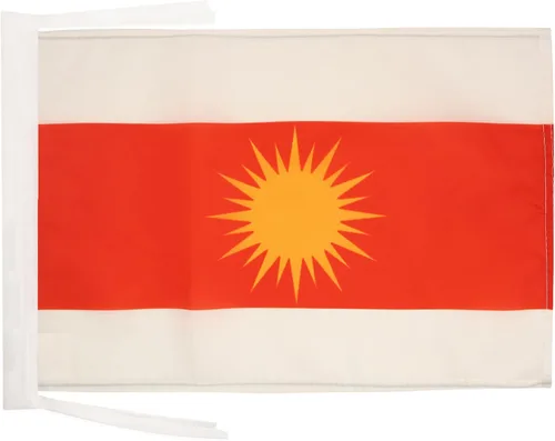 Miniatura 1130 de Bandera de México AZ FLAG, 45.7 x 30.5 cm, con cordones - Pequeñas banderas mexicanas de 30 x 45 cm - Bandera de 45.7 x 30.5 cm
