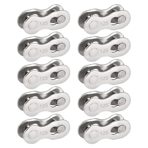 Miniatura 10 de 10 pares de bicicletas 6/7/8 velocidad cadena conector acero rápido conector cadena universal bicicleta hebilla mágica faltante eslabones maestros