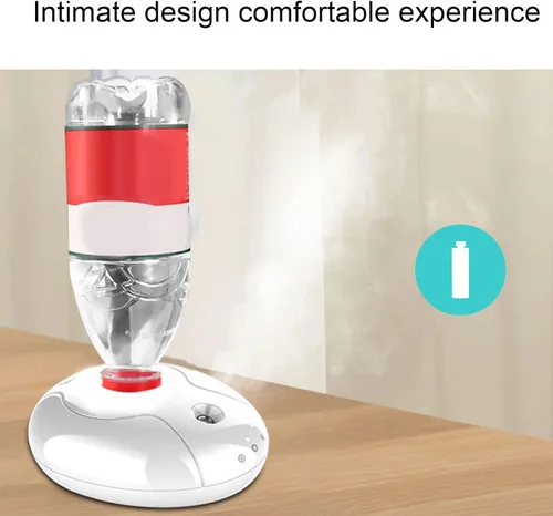 Miniatura 3 de Yosoo Miniature Humidifier, Small USB Water Bottle Humidifier for Home Bedroom Office, Lightweight and Quiet, Large Fog, Improves Air Humidity with