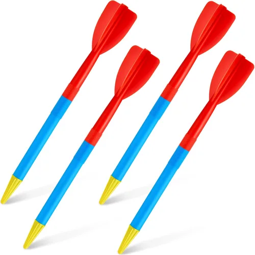 Wettarn 4 jabalinas de entrenamiento de 10.58 oz de jabalina de plástico suave para niños y adultos, competición escolar, práctica de lanzamiento,