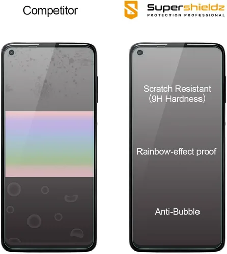 Miniatura 2 de Supershieldz Paquete de 2 protectores de pantalla de vidrio templado, antiarañazos, sin burbujas diseñados para Motorola Moto G Stylus (2021)